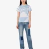 Organic cotton jersey T-shirt Archive Clouds