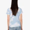 Organic cotton jersey T-shirt Archive Clouds