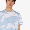 Organic cotton jersey T-shirt Archive Clouds