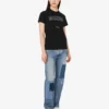 Organic cotton jersey T-shirt decorated