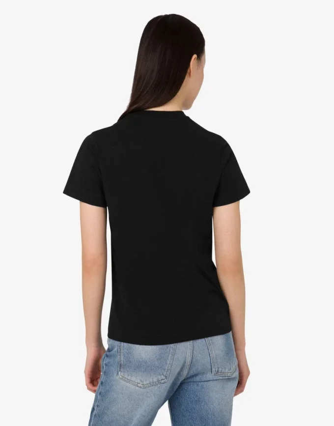 Organic cotton jersey T-shirt decorated
