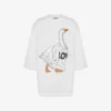 Organic cotton jersey T-shirt Goose