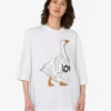 Organic cotton jersey T-shirt Goose