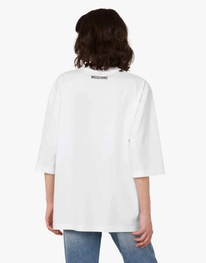 Organic cotton jersey T-shirt Goose