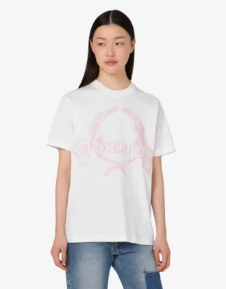 Organic cotton jersey T-shirt Laurel Crown