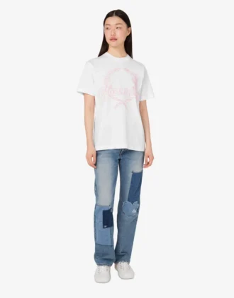 Organic cotton jersey T-shirt Laurel Crown