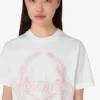 Organic cotton jersey T-shirt Laurel Crown