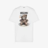 Organic cotton jersey T-shirt Moschino Teddy Bear