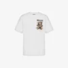 Organic cotton jersey T-shirt Moschino Teddy Bear