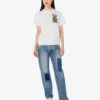 Organic cotton jersey T-shirt Moschino Teddy Bear