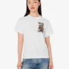 Organic cotton jersey T-shirt Moschino Teddy Bear
