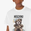 Organic cotton jersey T-shirt Moschino Teddy Bear