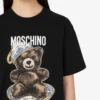 Organic cotton jersey T-shirt Moschino Teddy Bear