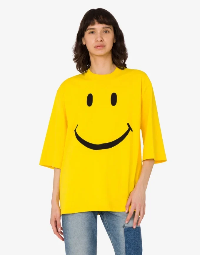 Organic cotton jersey T-shirt Smiley® Organic cotton jersey T-shirt Smiley®