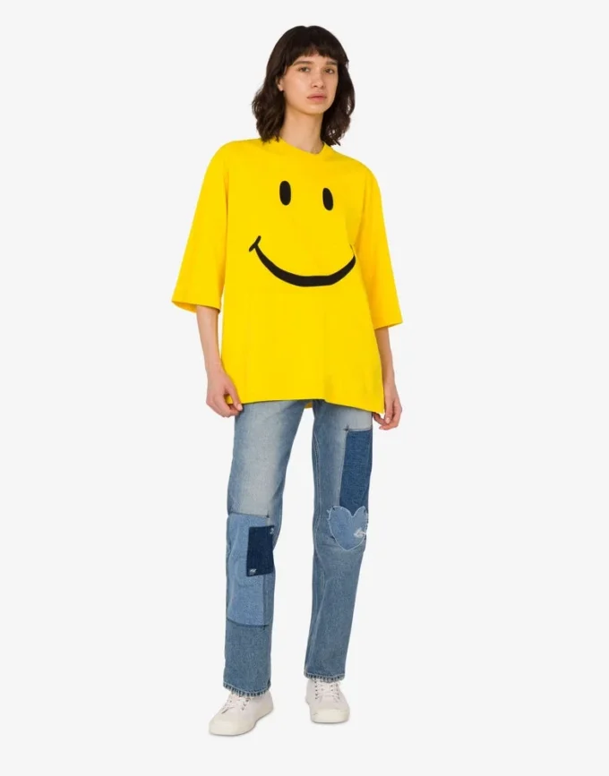 Organic cotton jersey T-shirt Smiley® Organic cotton jersey T-shirt Smiley®