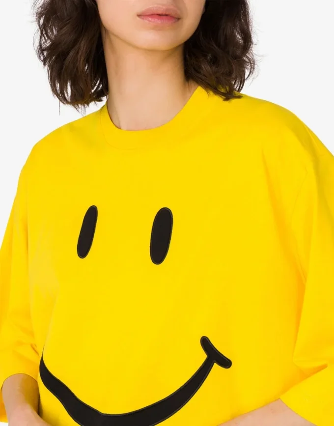 Organic cotton jersey T-shirt Smiley® Organic cotton jersey T-shirt Smiley®