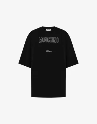 Organic jersey T-shirt decorated
