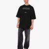 Organic jersey T-shirt decorated