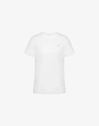 Organic Jersey T-shirt Goose Embroidery