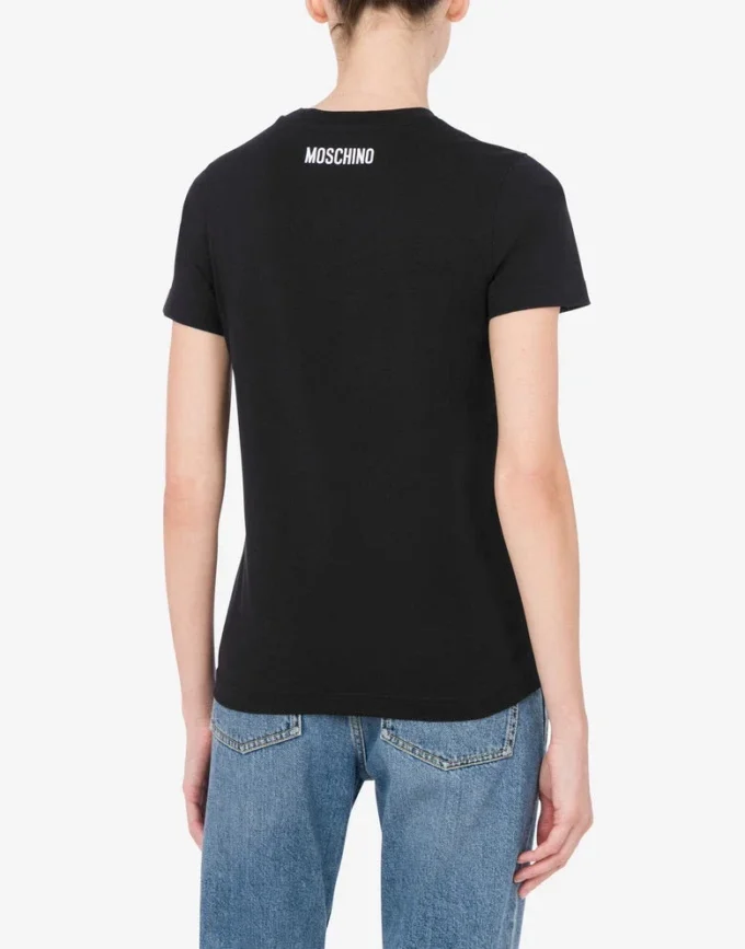 Organic Jersey T-shirt Goose Embroidery