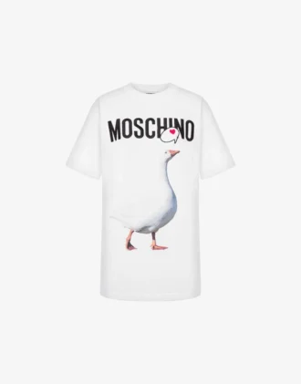 Organic Jersey T-shirt Goose Print