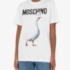 Organic Jersey T-shirt Goose Print