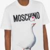 Organic Jersey T-shirt Goose Print