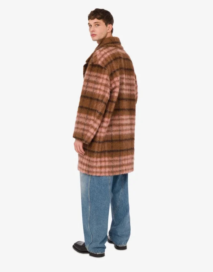 Oversized coat in soft fabric Oversized coat in soft fabric