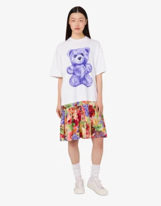 Oversized cotton dress Moschino Teddy Bear