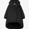 Oversized down jacket in technical fabric