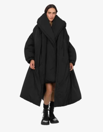 Oversized down jacket in technical fabric Oversized down jacket in technical fabric