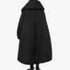Oversized down jacket in technical fabric