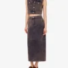 Overtinted cotton canvas vest Overtinted cotton canvas vest