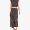 Overtinted cotton canvas vest Overtinted cotton canvas vest