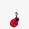 Padded nappa leather charm