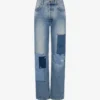 Patchwork denim pants Patchwork denim pants