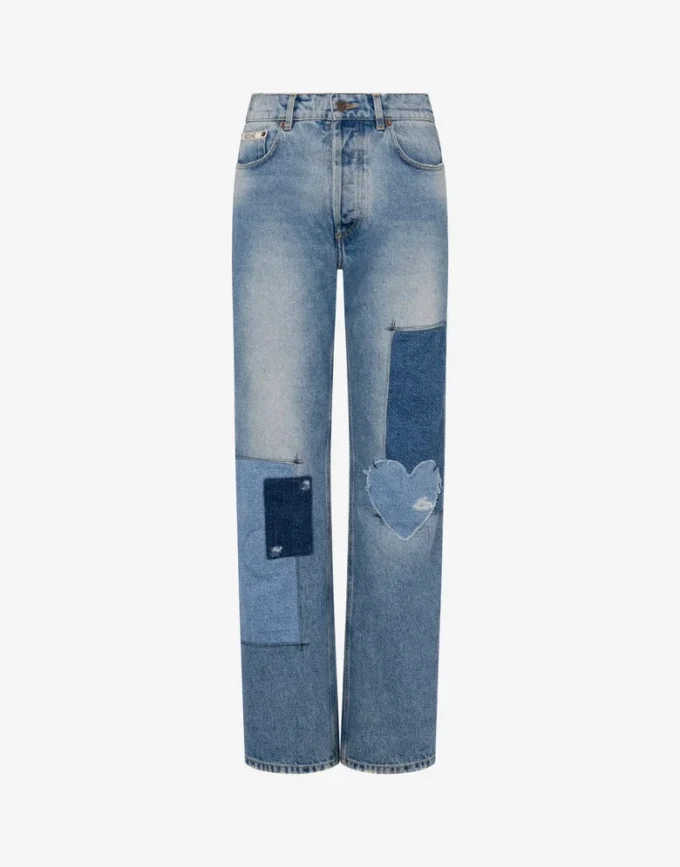 Patchwork denim pants Patchwork denim pants