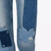 Patchwork denim pants Patchwork denim pants