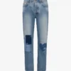 Patcwork cotton denim pants Patcwork cotton denim pants