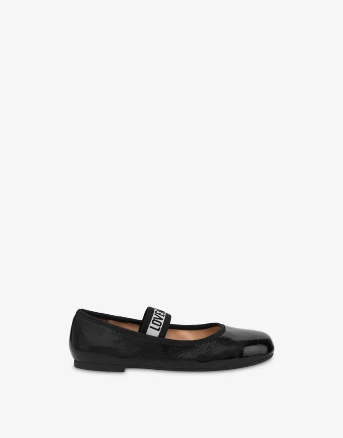 Patent leather ballet flats