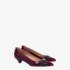 Patent leather pumps