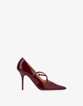Patent leather pumps