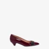 Patent leather pumps