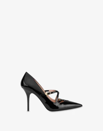 Patent leather pumps