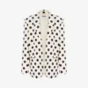 Polka Dots Printed Wool Jacket