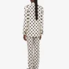 Polka Dots Printed Wool Jacket