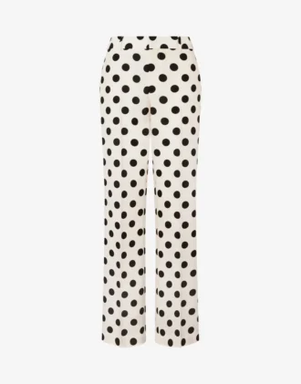 Polka Dots printed wool pants Polka Dots printed wool pants