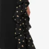 Polka Dots wool blend diagonal dress