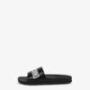 Pool slides in rubber with logo