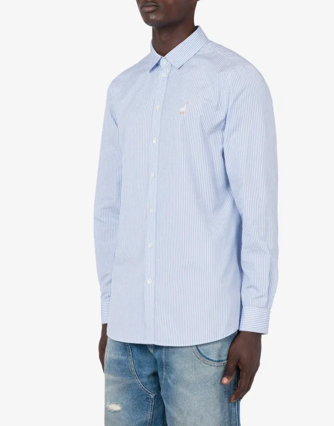 Poplin Shirt Goose Embroidery Poplin Shirt Goose Embroidery